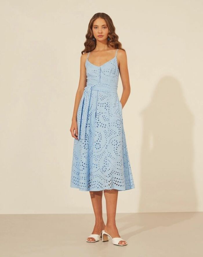 Imagem de Vestido Mídi Madeleine Azul Amissima