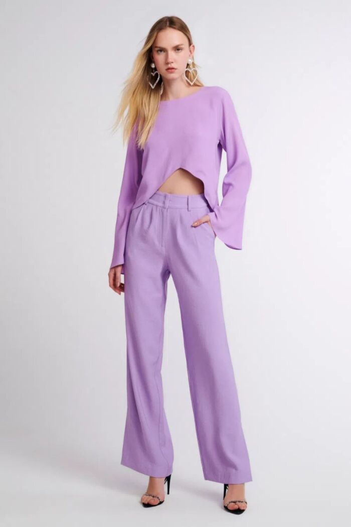 Imagem de Calça Marcelle Roxo Lavanda Le Blog