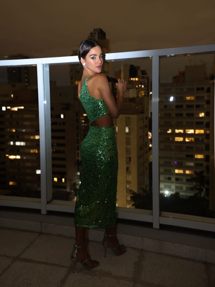 Imagem de Vestido Débora Verde Desnude