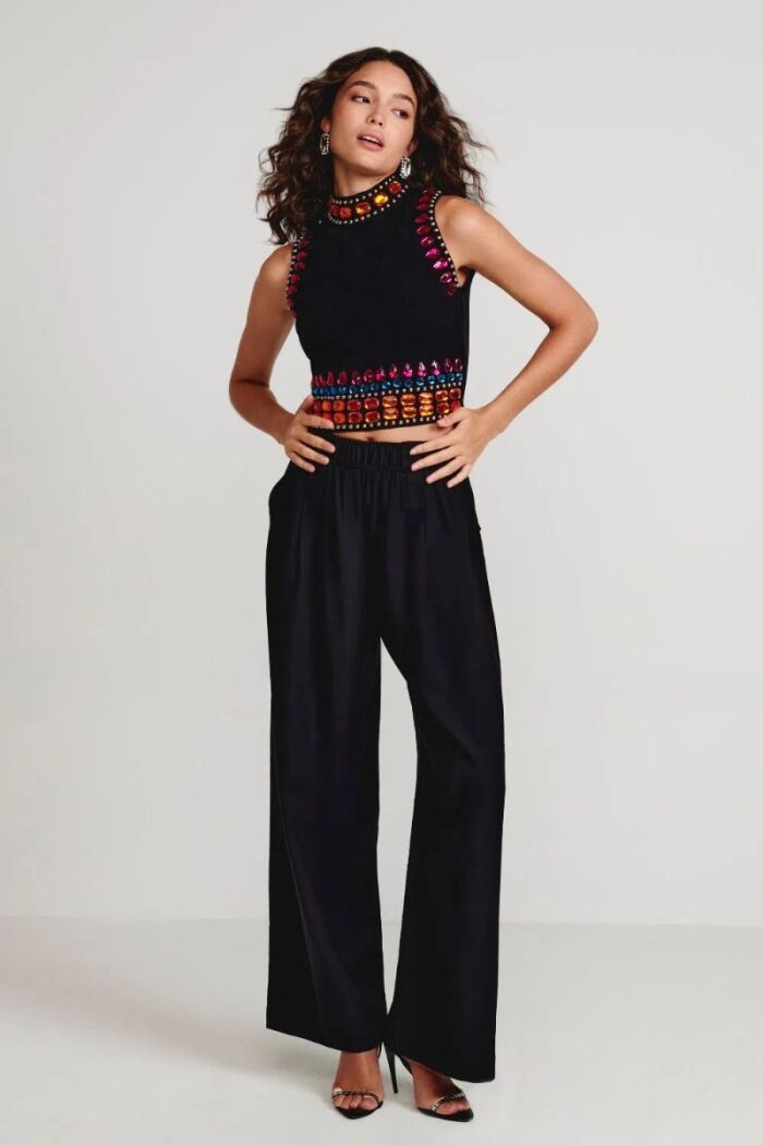 Imagem de Calça Melina Preta Le Blog