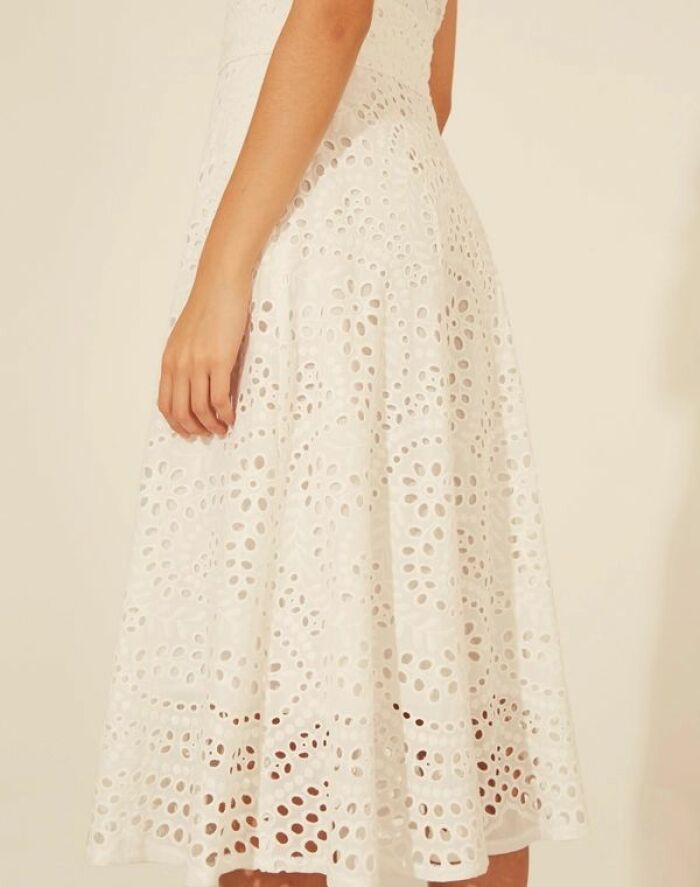 Imagem de Vestido Mídi Madeleine Branco Amissima