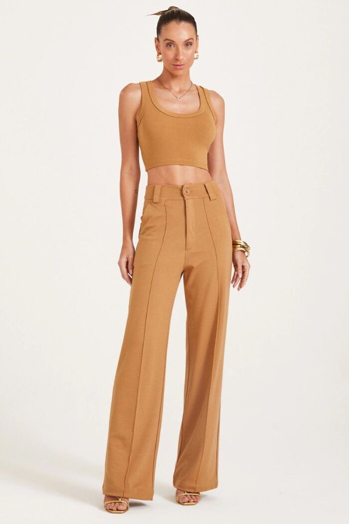 Imagem de Cropped Nadador Canelado Kaki Zen