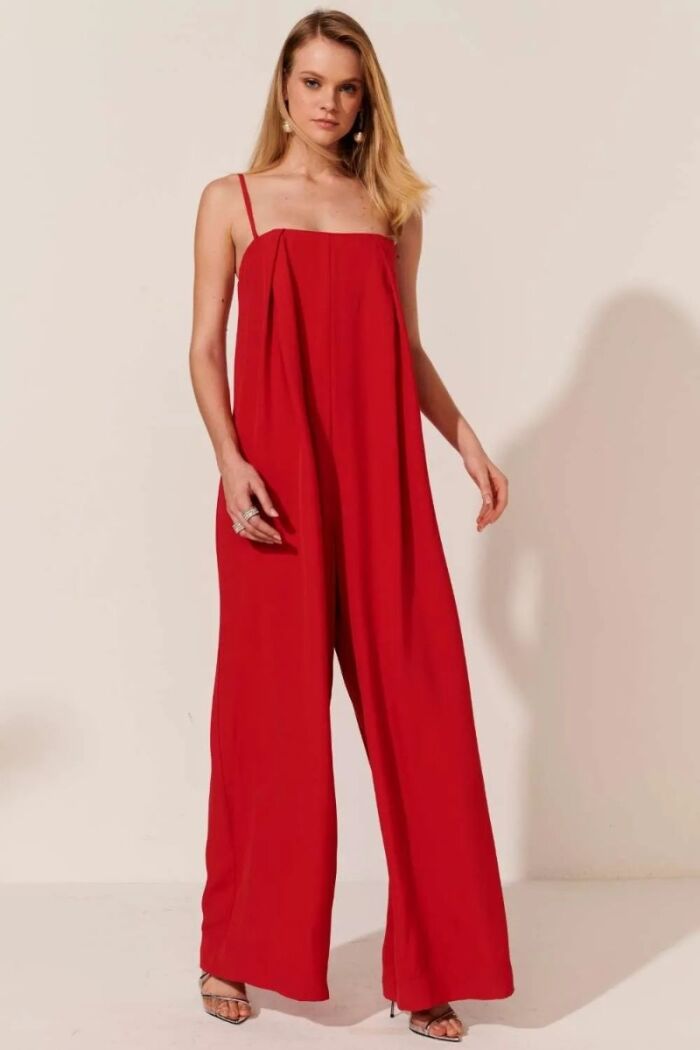 Imagem de Macacão Deise Vermelho Le Blog