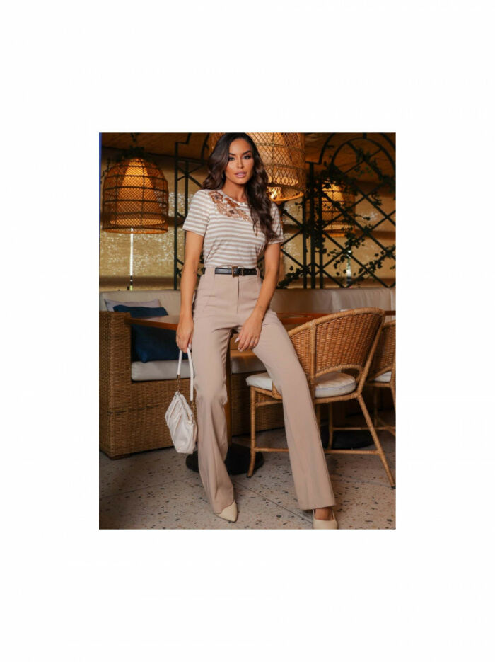 Imagem de Calça Crepe Recortes Luzia Fazzolli