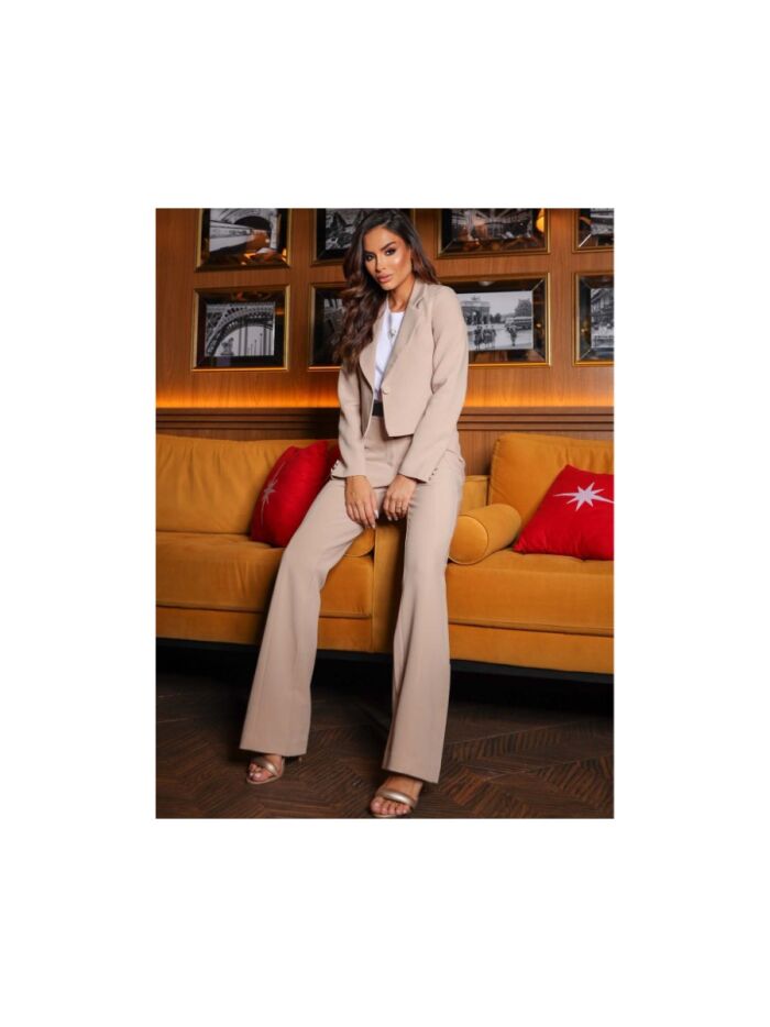 Imagem de Blazer Alfaiataria Cropped Luzia Fazzolli