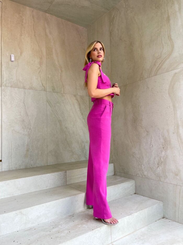 Imagem de Conjunto Cupro Pink Olívia