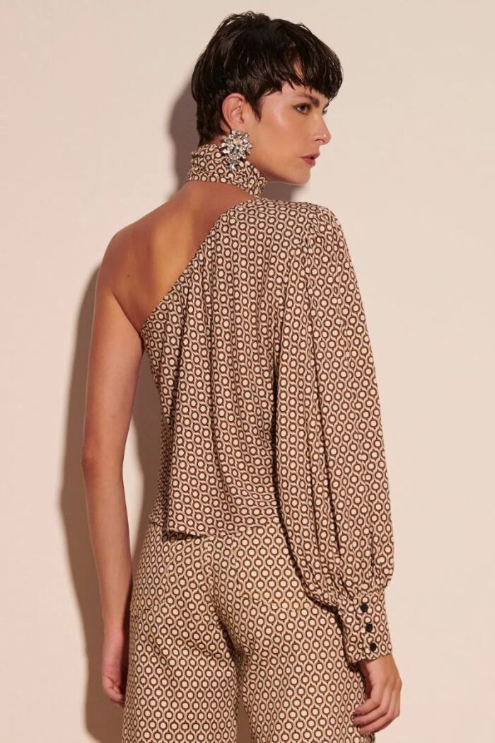 Imagem de Blusa Rúbia Estampa Caqui Latte Le Blog