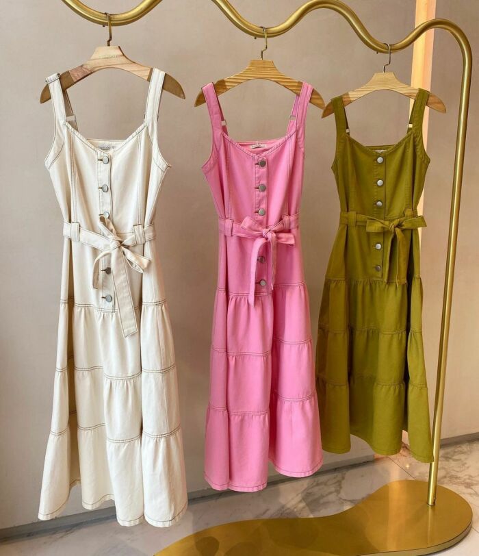 Imagem de Vestido Marias Sarja Verde Bardôh