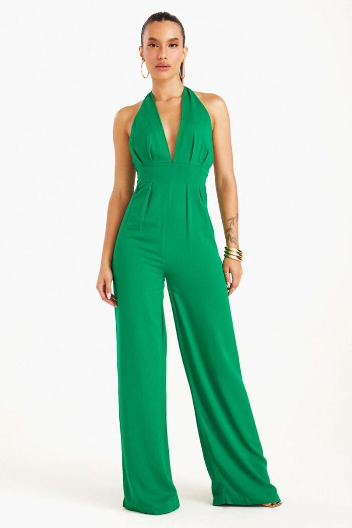 Imagem de Macacão Longo Frente Única Verde Zen