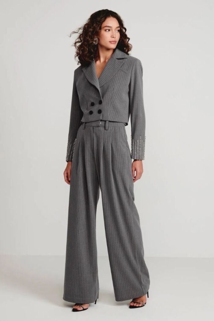 Imagem de Blazer Nadia Cinza Le Blog