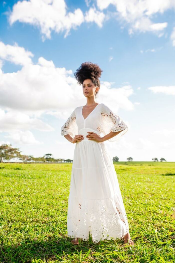 Imagem de Vestido Sofia Off White Marie Mercié