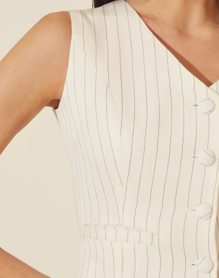 Imagem de Colete Sidney Branco Amissima