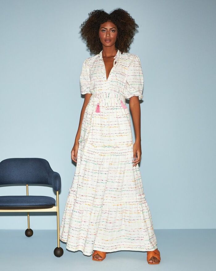 Imagem de Saia Mídi Espelho Aquarella