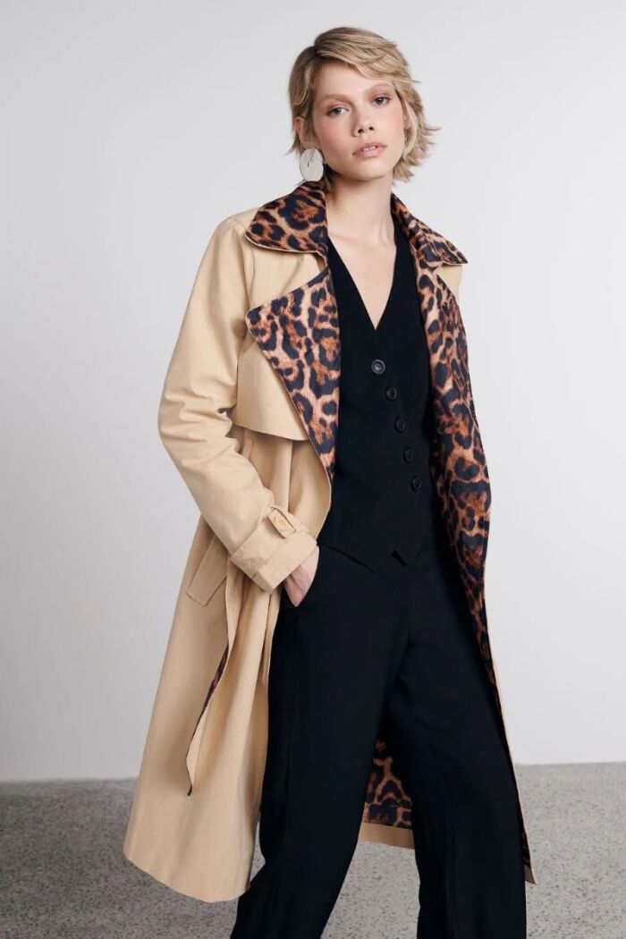 Imagem de Casaco Valentina Bege Dupla Face Le Blog