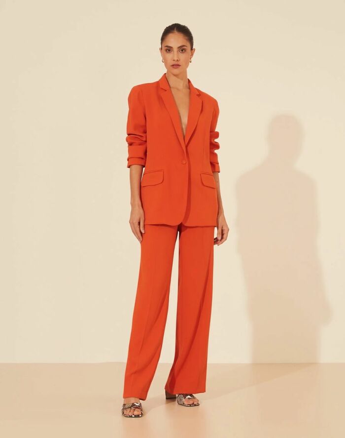 Imagem de Calça Alfaiataria Luna ES Laranja Amissima