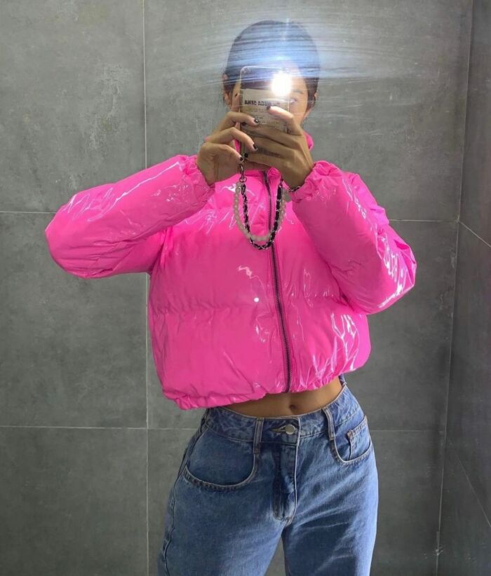 Imagem de Jaqueta Puffer Rosa Hush By Rosana