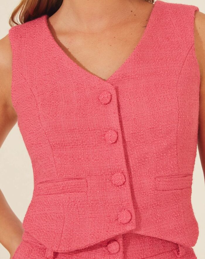 Imagem de Colete Adelaide Rosa Amissima