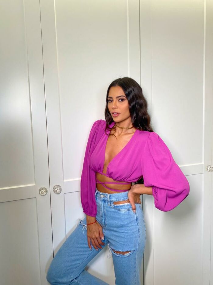 Imagem de Cropped Flavia Roxo Cloude