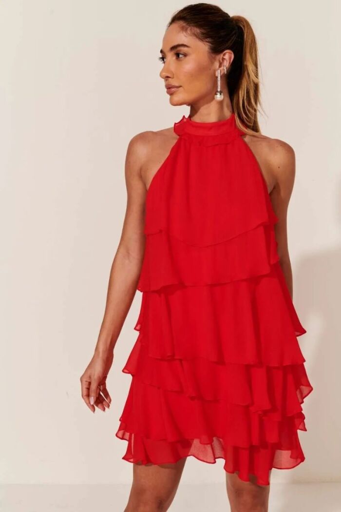 Imagem de Vestido Selena Vermelho Party Le Blog