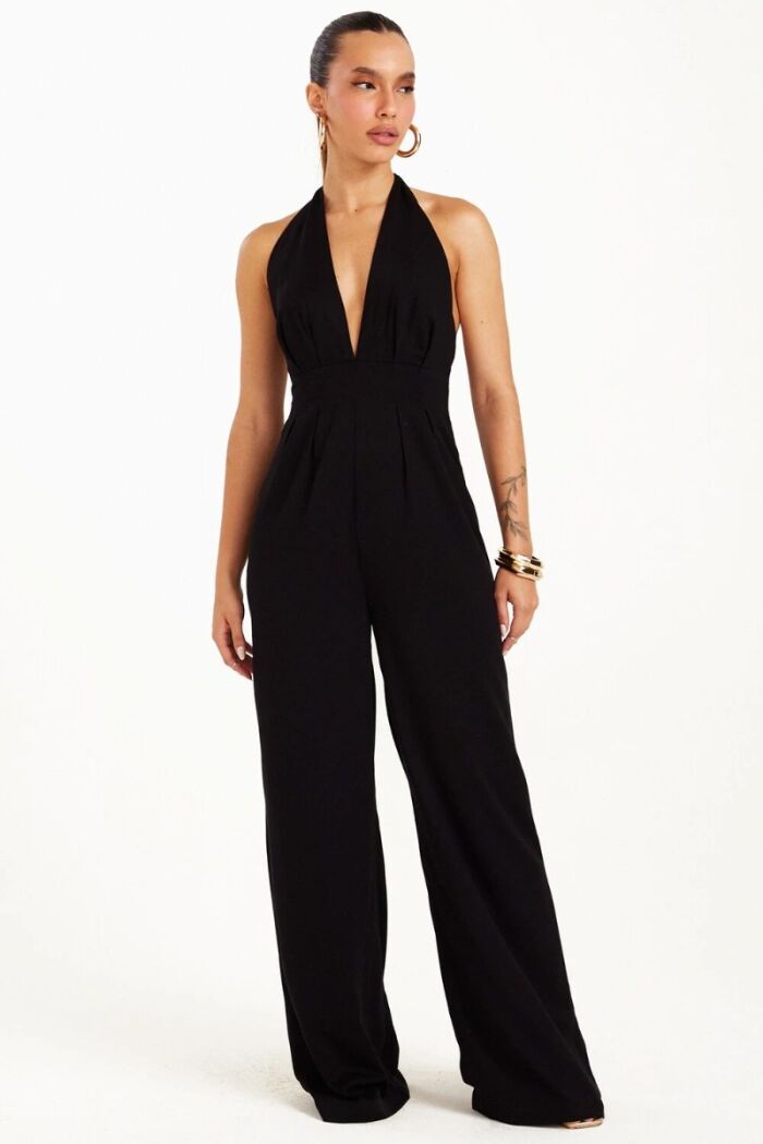 Imagem de Macacão Longo Frente Única Preto Zen