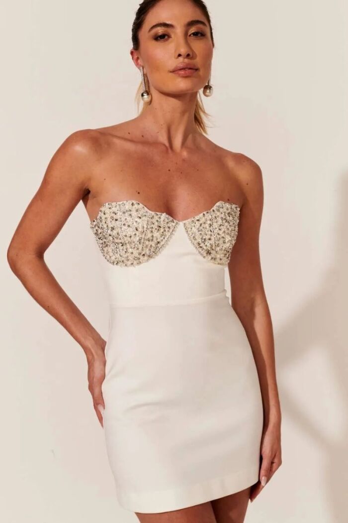 Imagem de Vestido Curto Angélica Off White Le Blog