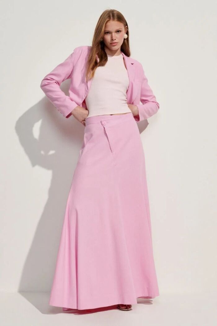 Imagem de Mini Blazer Isaura Rosa Glace Le Blog