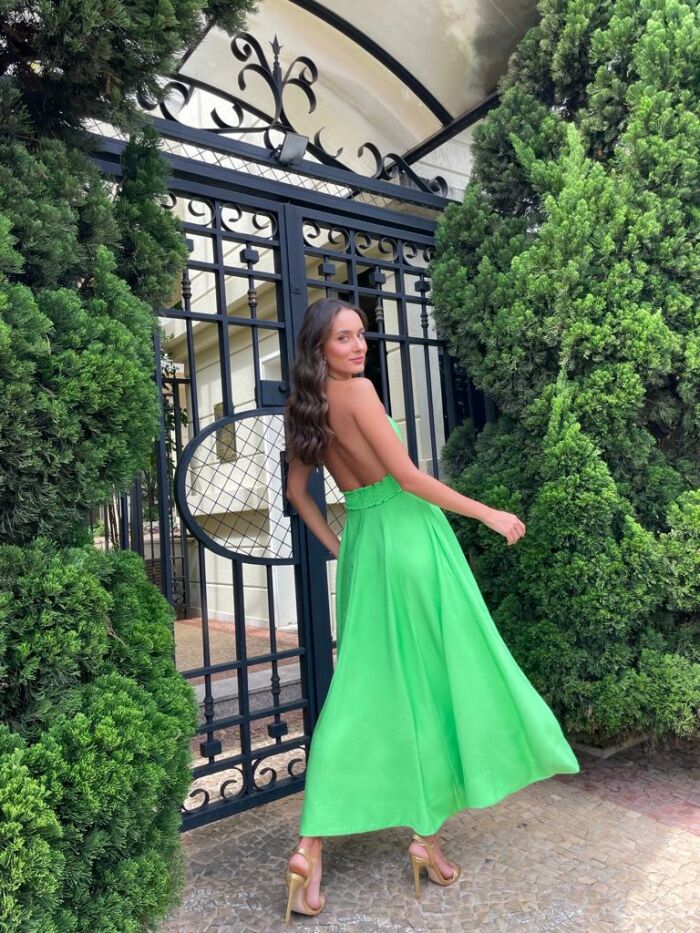 Imagem de Vestido Thassia Verde Cloude