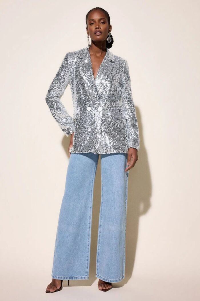 Imagem de Blazer Tania Prata Le Blog