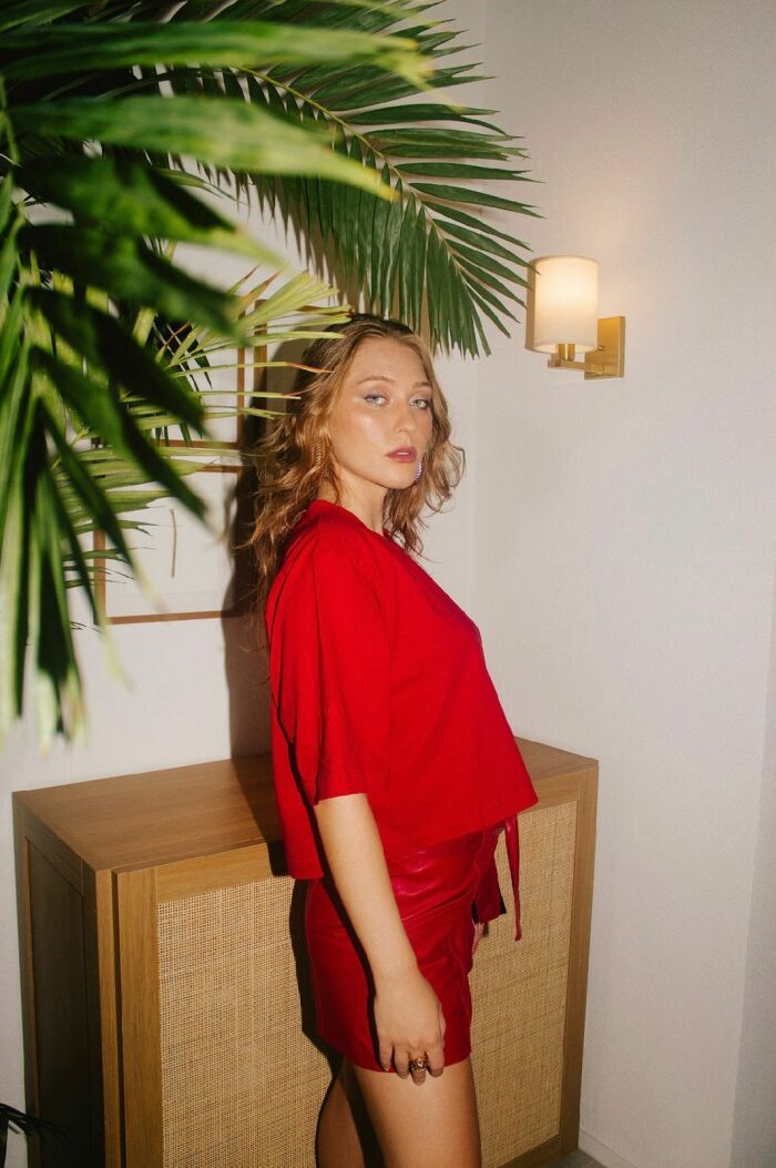 Imagem de Short Glenda Vermelho Aquarella