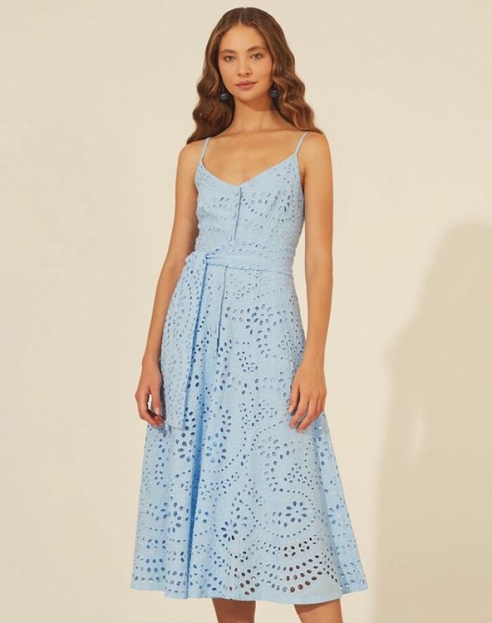 Imagem de Vestido Mídi Madeleine Azul Amissima