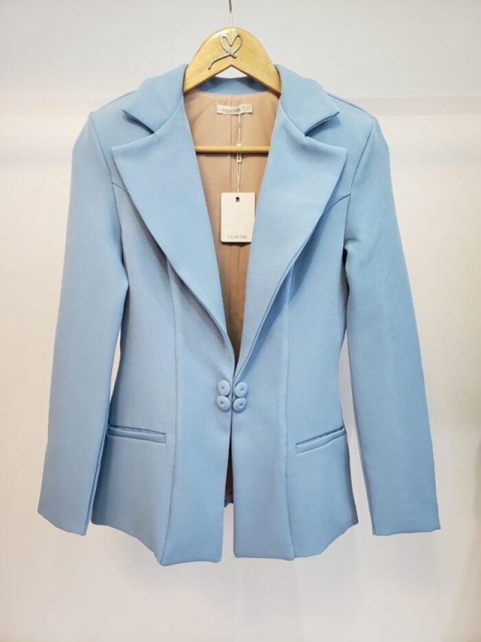 Imagem de Blazer Sonia Azul Claro Cloude