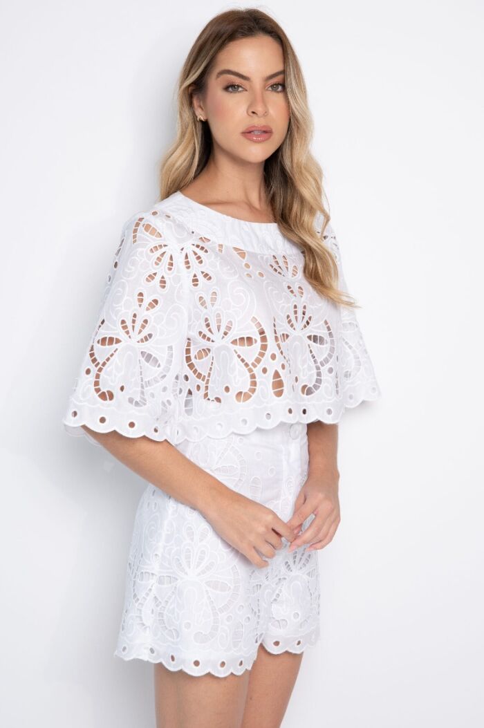 Imagem de Blusa Ariane Branca Marie Mercié