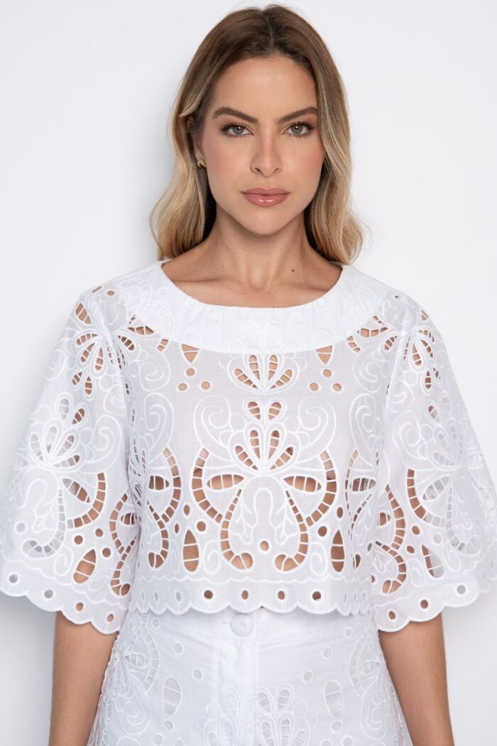 Imagem de Blusa Ariane Branca Marie Mercié