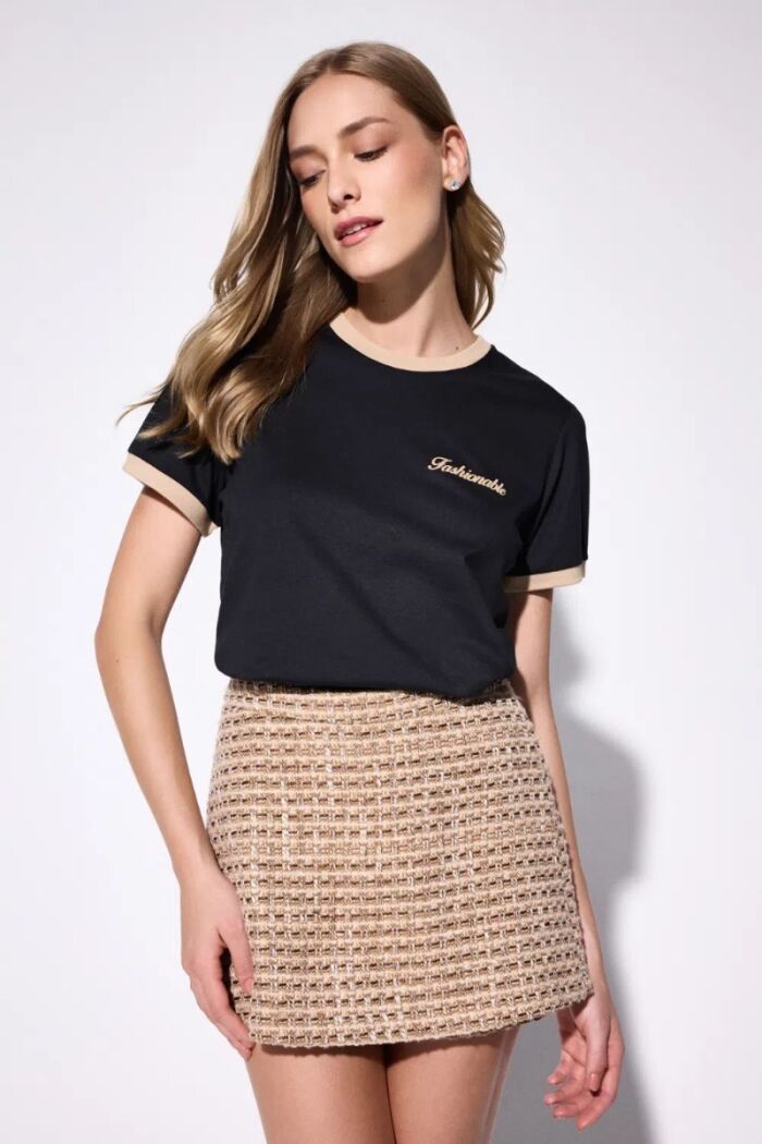 Imagem de Short Saia Consuelo Bege Areia Le Blog