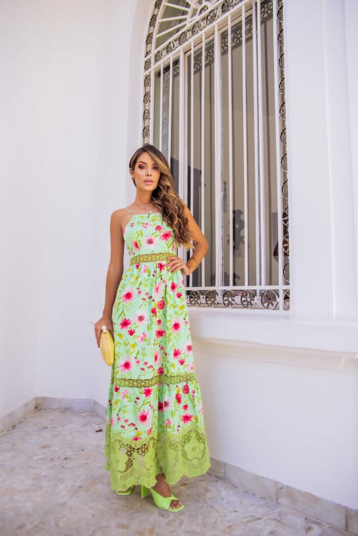 Imagem de Alexia Vestido Longo Bordado Marie Mercié