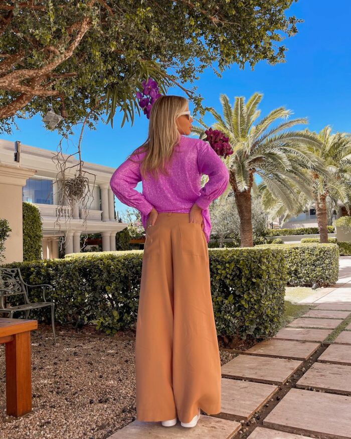 Imagem de Camisa Paetê Roxa Olívia