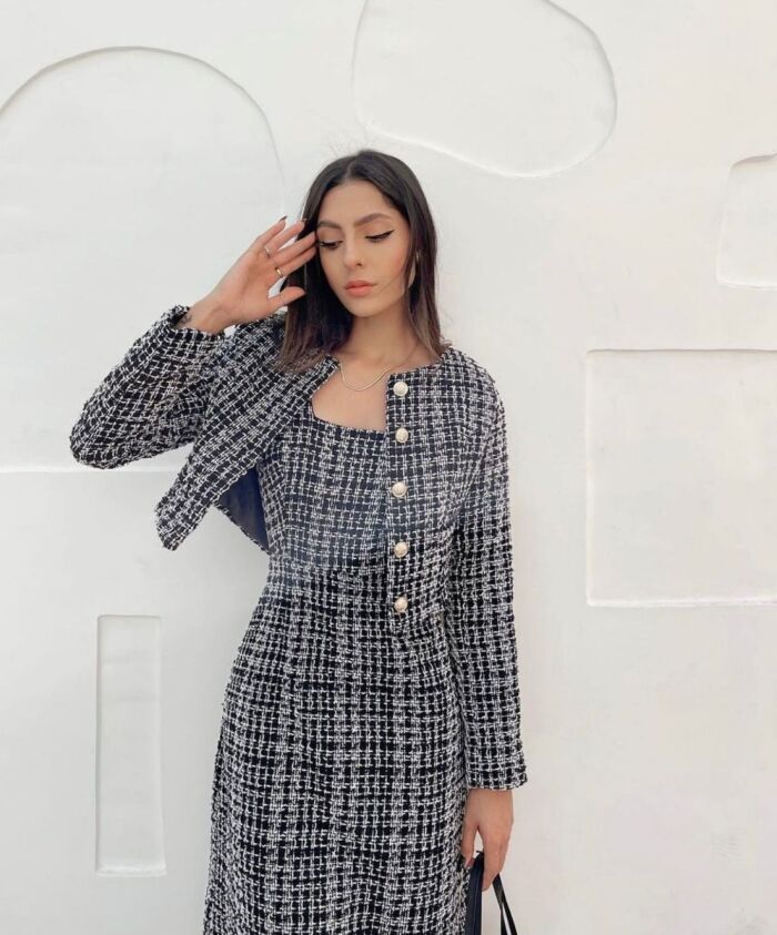 Imagem de Vestido Xadrez Hush By Rosana