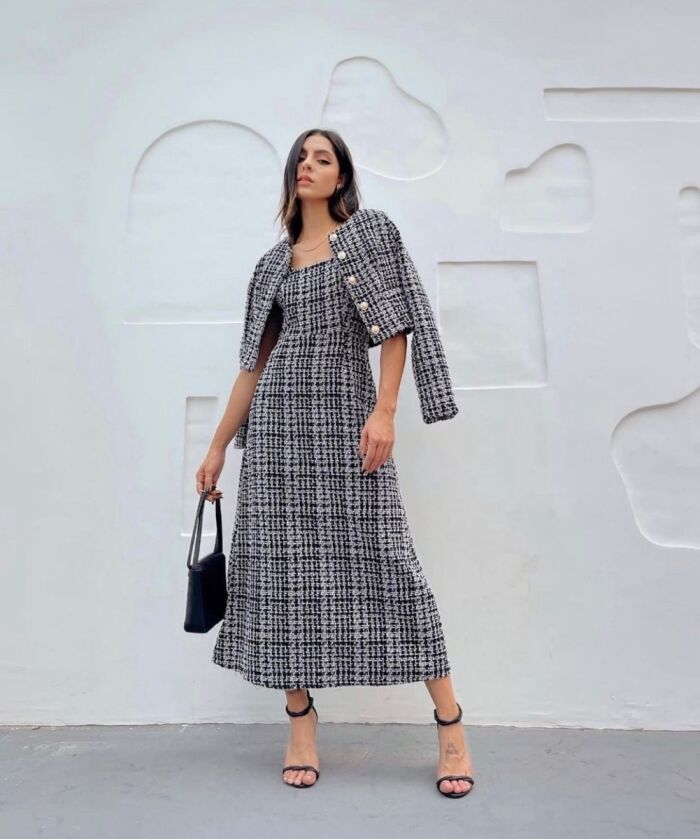 Imagem de Vestido Xadrez Hush By Rosana