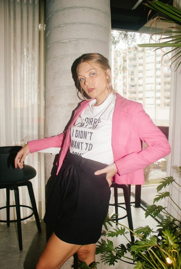 Imagem de Casaqueto Briana Rosa Aquarella