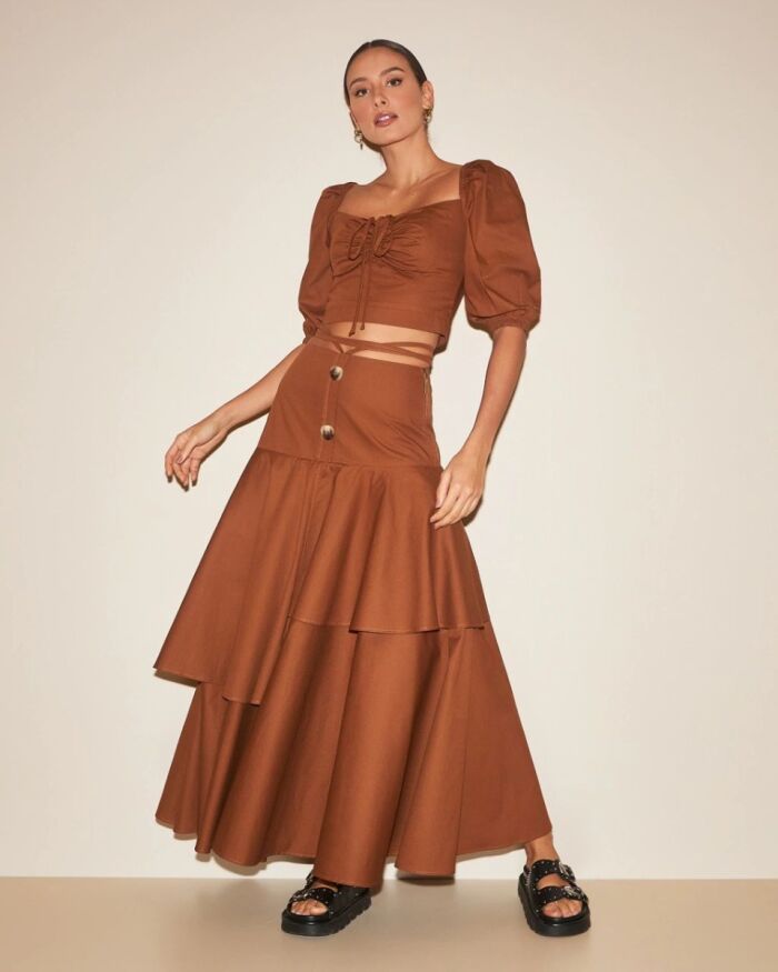 Imagem de Blusa Cropped Isadora Aquarella