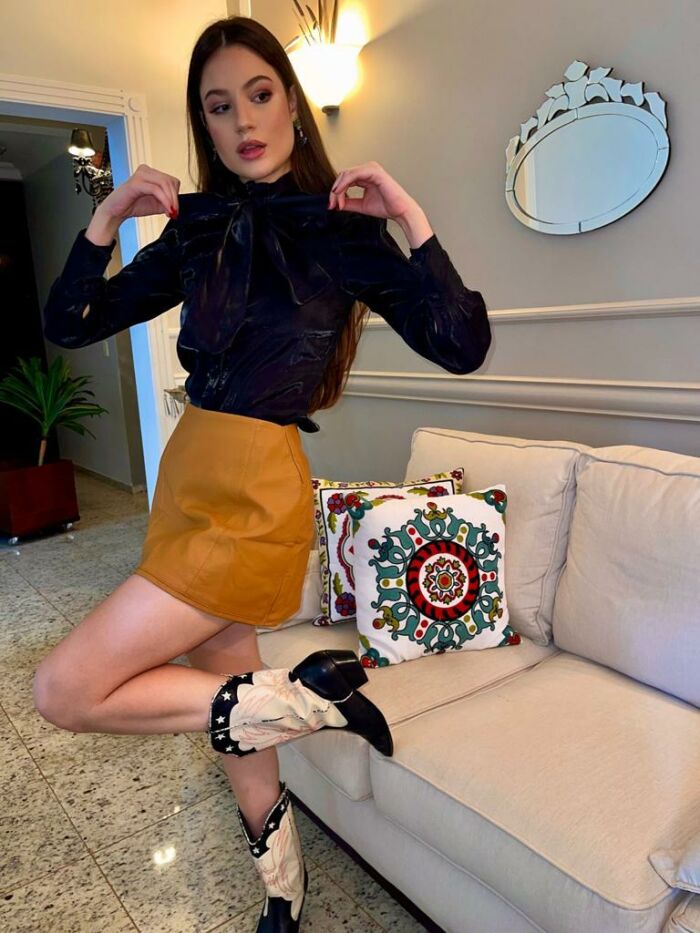 Imagem de Short Saia Caramelo Olívia