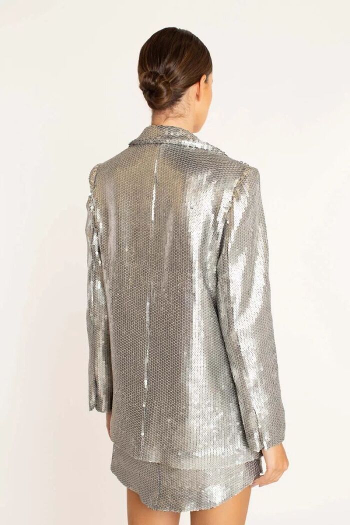 Imagem de Conjunto de Paetês Blazer e Saia La Chocolê