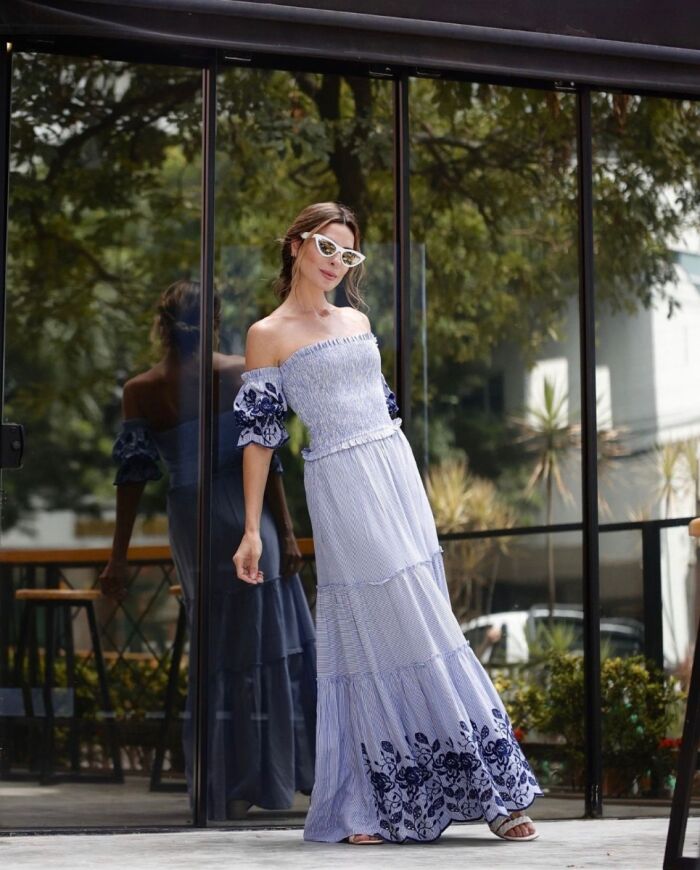 Imagem de Vestido Marisa Azul D´teliê