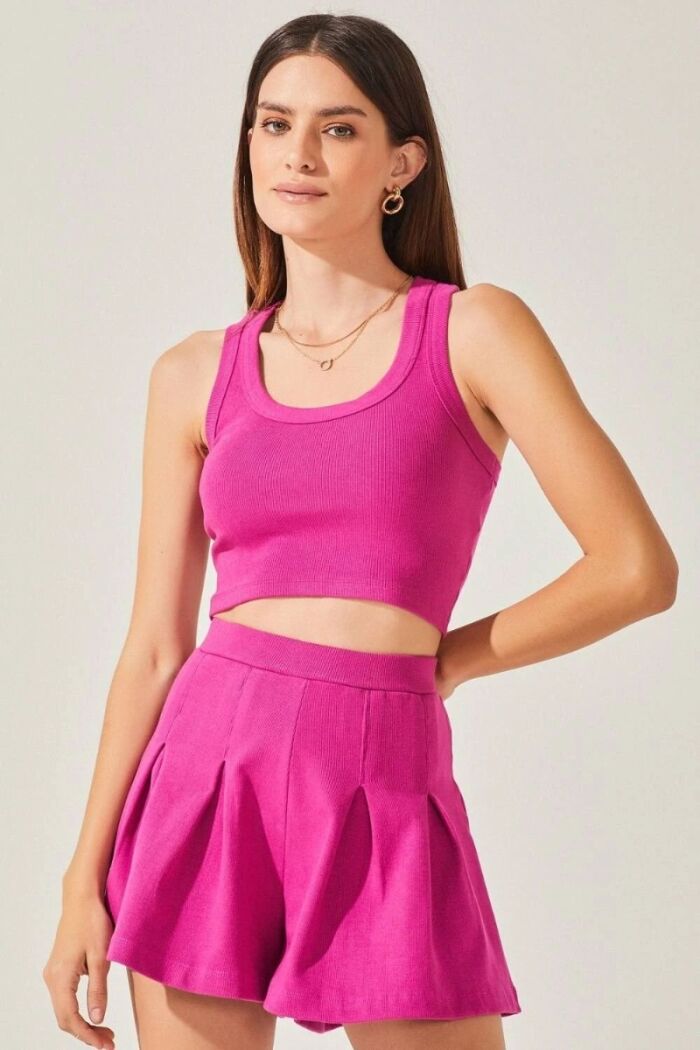 Imagem de Cropped Nadador Canelado Pink Zen