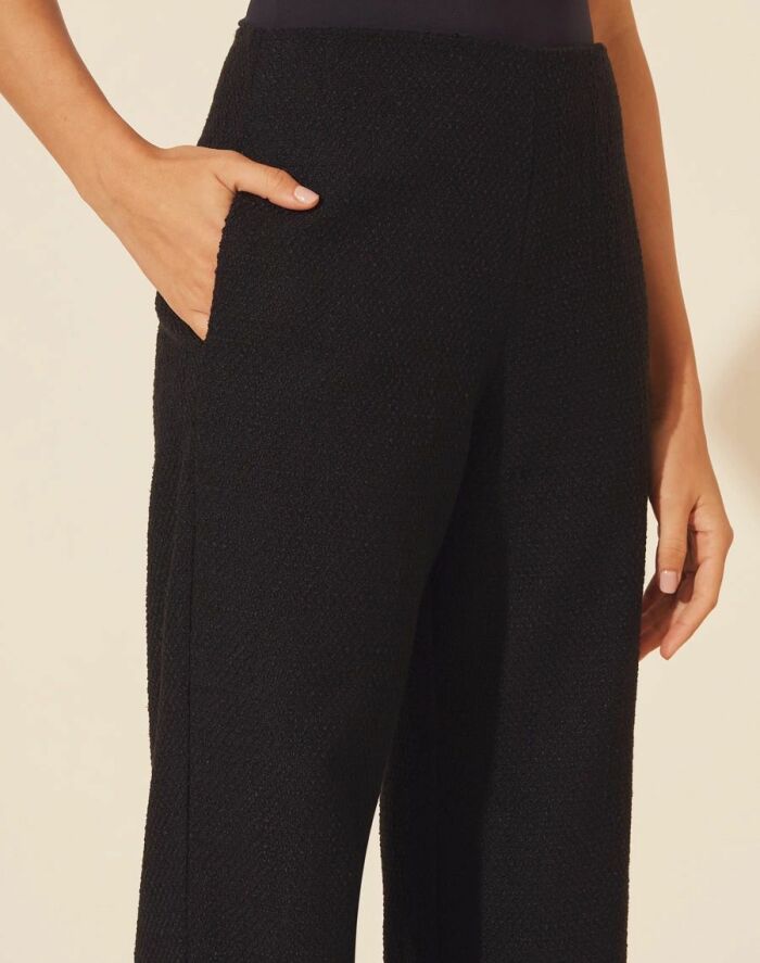 Imagem de Calça Tweed Eduarda Preta Amissima