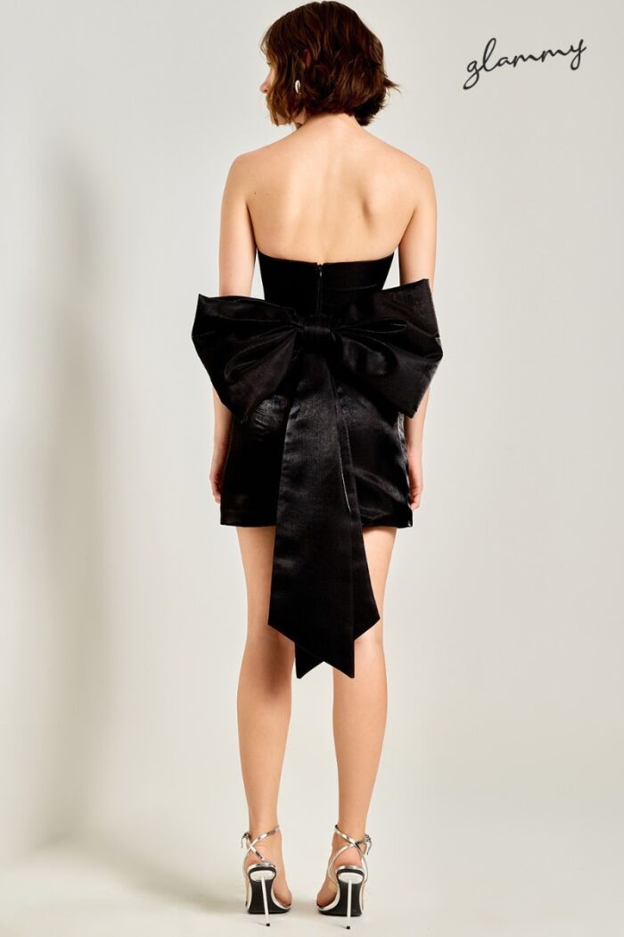 Imagem de Vestido Ciclame Preto Ave Rara