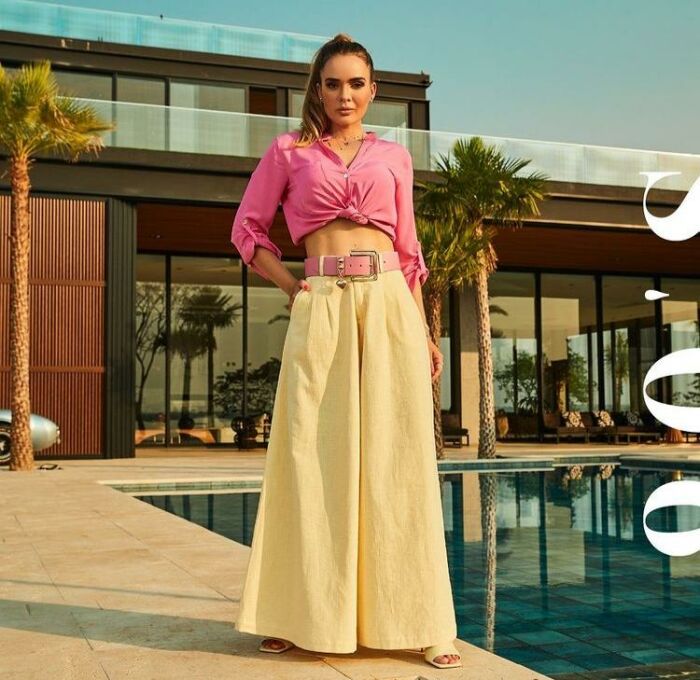 Imagem de Camisa Babaloo Rosa Priscila Faria