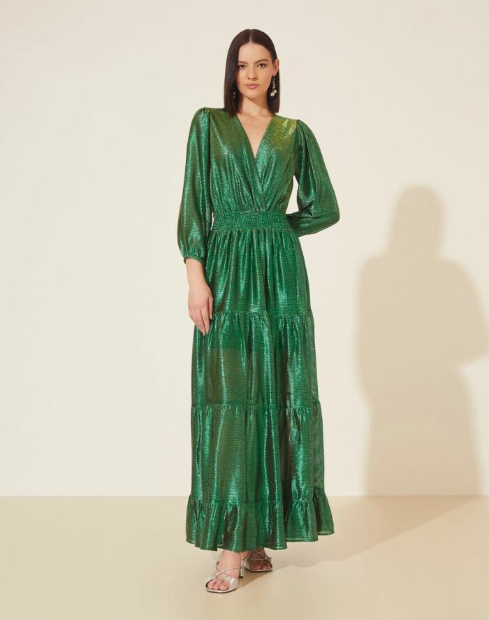Imagem de Vestido Longo Desirée Verde Amissima