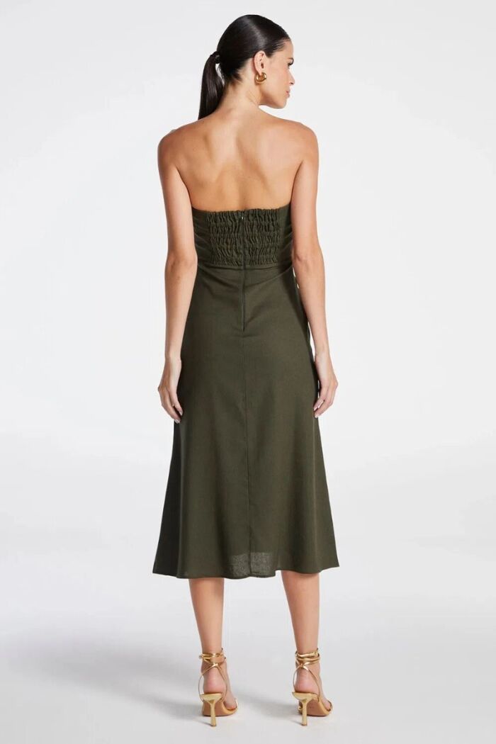 Imagem de Vestido Mídi Linho Tomara Que Caia