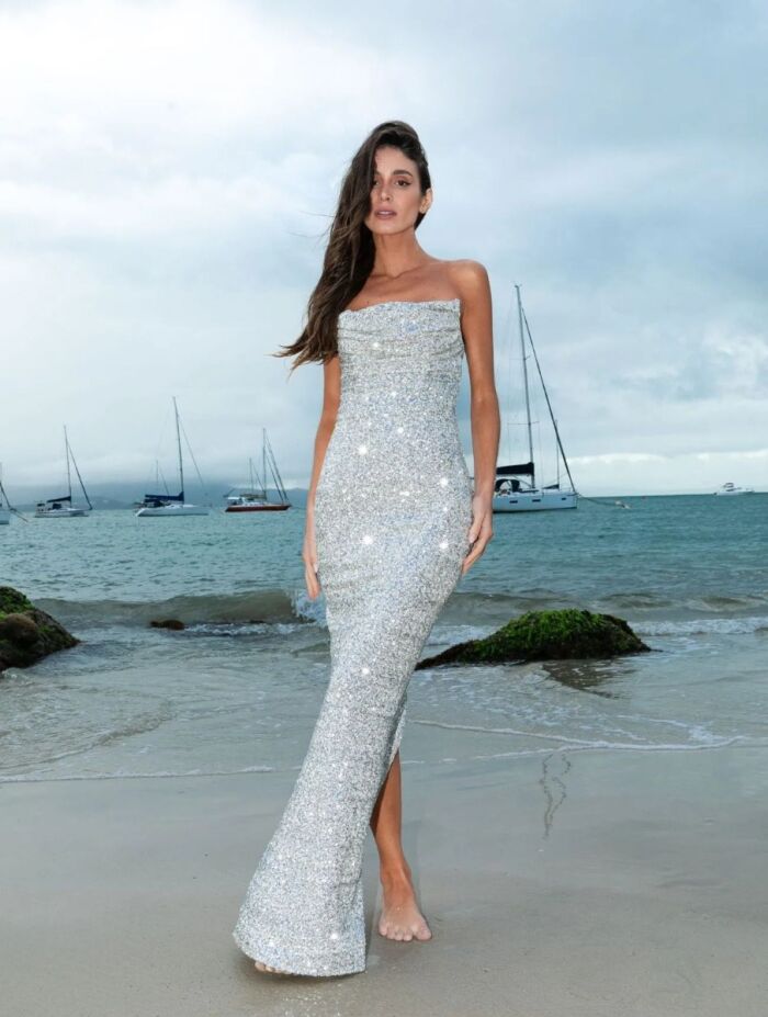 Imagem de Vestido Astrid Prata Cloude